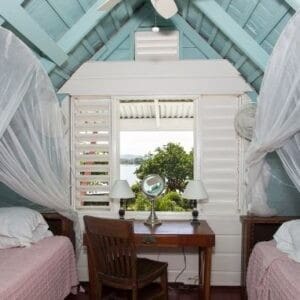 Tennis court bedroom