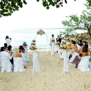 Wedding on the small beach